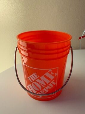 NWOT Home Depot mini bucket/ornament